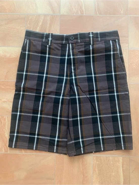 Dickies Other - Dickies Vintage Men's Black, Brown & White Dark Plaid 34 Shorts